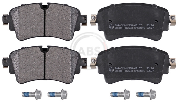 Brake Pad Set, disc brake (Rear axle)  Art. 35114