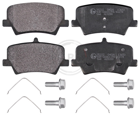 Brake Pad Set, disc brake (Rear axle)  Art. 35222