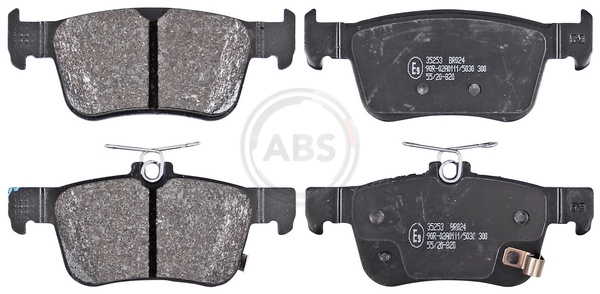 Brake Pad Set, disc brake (Rear axle)  Art. 35253