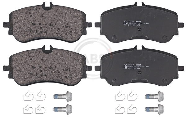 Brake Pad Set, disc brake (Rear axle)  Art. 35259