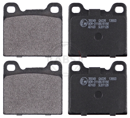 Brake Pad Set, disc brake (Rear axle)  Art. 36049