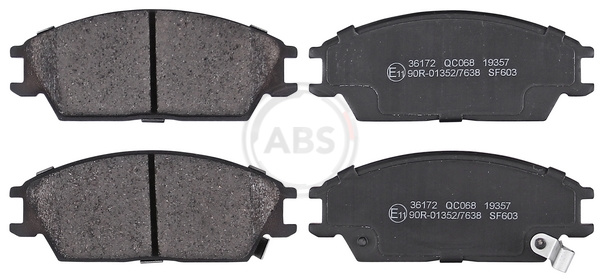 Brake Pad Set, disc brake (Front axle)  Art. 36172