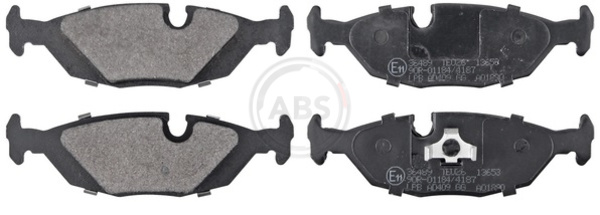 Brake Pad Set, disc brake (Rear axle)  Art. 36489