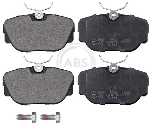 Brake Pad Set, disc brake (Front axle)  Art. 36664