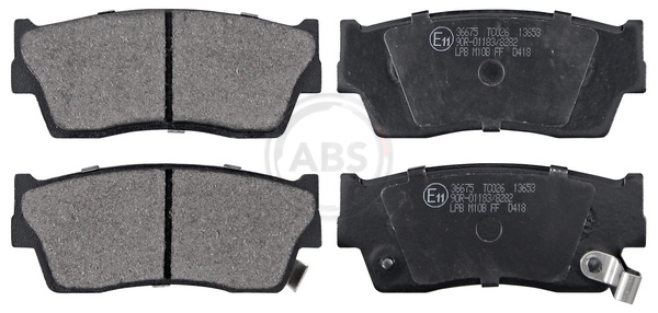 Brake Pad Set, disc brake (Front axle)  Art. 36675