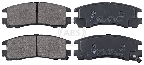 Brake Pad Set, disc brake (Rear axle)  Art. 36690