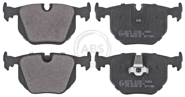 Brake Pad Set, disc brake (Rear axle)  Art. 36715