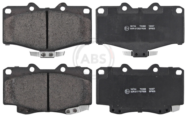 Brake Pad Set, disc brake (Front axle)  Art. 36724