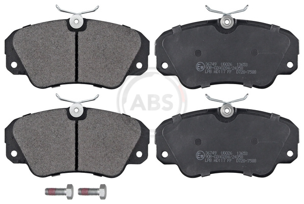 Brake Pad Set, disc brake (Front axle)  Art. 36749