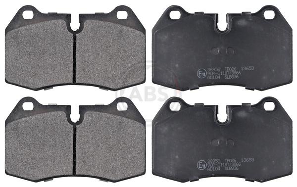 Brake Pad Set, disc brake (Front axle)  Art. 36958