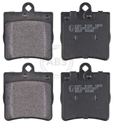 Brake Pad Set, disc brake (Rear axle)  Art. 37021