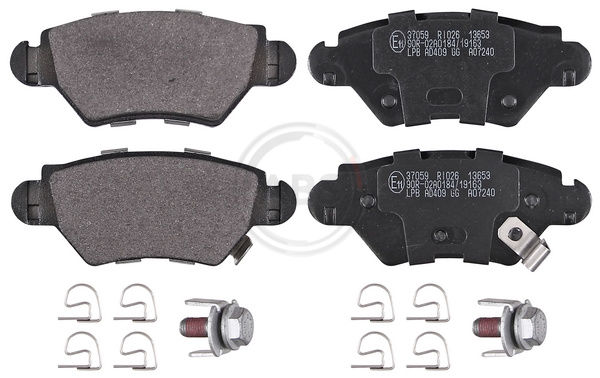 Brake Pad Set, disc brake (Rear axle)  Art. 37059