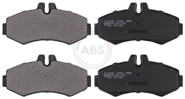 Brake Pad Set, disc brake (Front axle)  Art. 37095