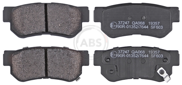 Brake Pad Set, disc brake (Rear axle)  Art. 37247