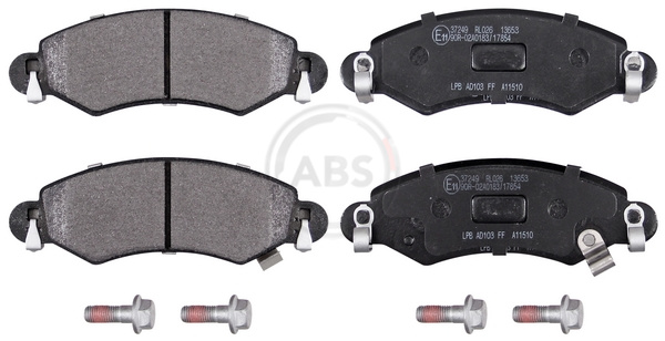 Brake Pad Set, disc brake (Front axle)  Art. 37249