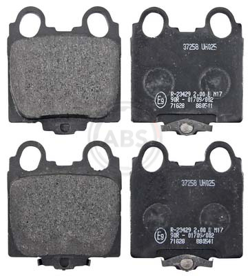 Brake Pad Set, disc brake (Rear axle)  Art. 37258