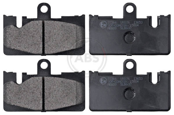 Brake Pad Set, disc brake (Rear axle)  Art. 37264