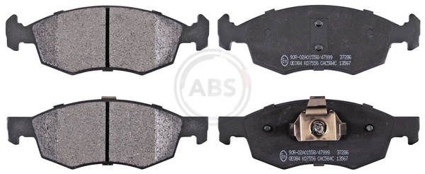 Brake Pad Set, disc brake (Front axle)  Art. 37286