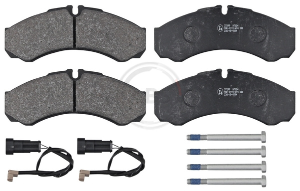 Brake Pad Set, disc brake (Front axle)  Art. 37299