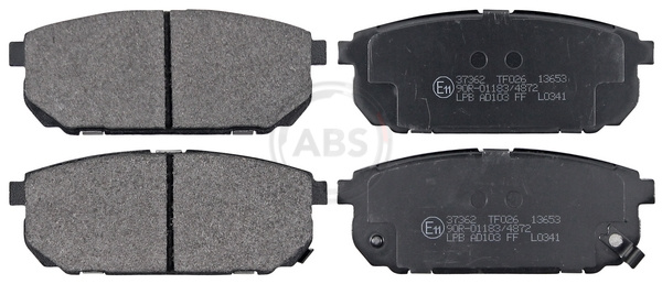 Brake Pad Set, disc brake (Rear axle)  Art. 37362