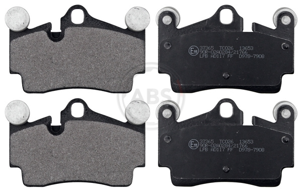 Brake Pad Set, disc brake (Rear axle)  Art. 37365