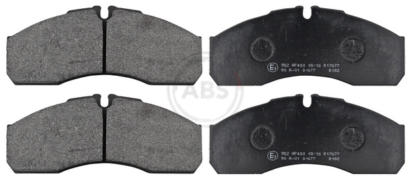 Brake Pad Set, disc brake (Front axle)  Art. 37379