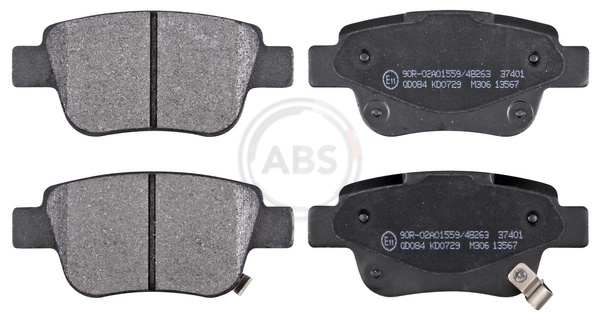 Brake Pad Set, disc brake (Rear axle)  Art. 37401