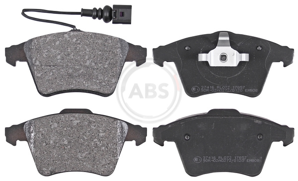 Brake Pad Set, disc brake (Front axle)  Art. 37416