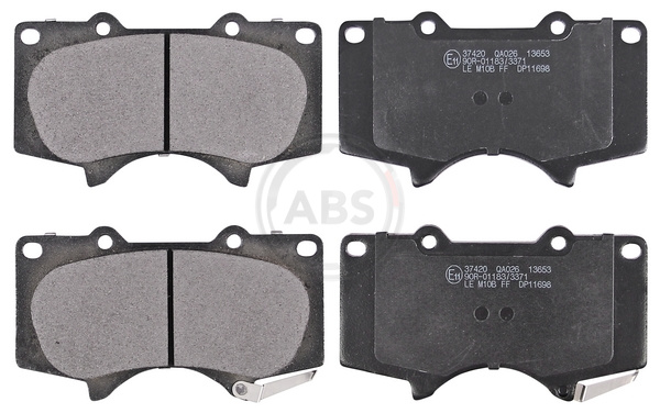 Brake Pad Set, disc brake (Front axle)  Art. 37420