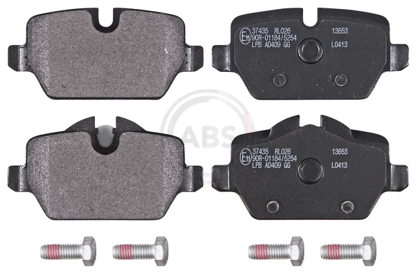 Brake Pad Set, disc brake (Rear axle)  Art. 37435