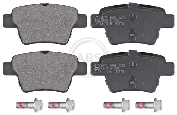 Brake Pad Set, disc brake (Rear axle)  Art. 37475