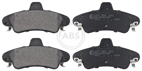 Brake Pad Set, disc brake (Rear axle)  Art. 37497