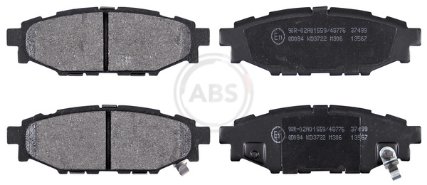 Brake Pad Set, disc brake (Rear axle)  Art. 37499