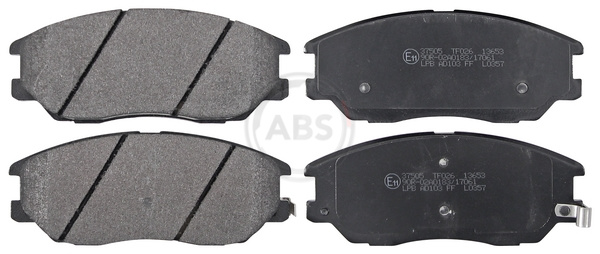 Brake Pad Set, disc brake (Front axle)  Art. 37505