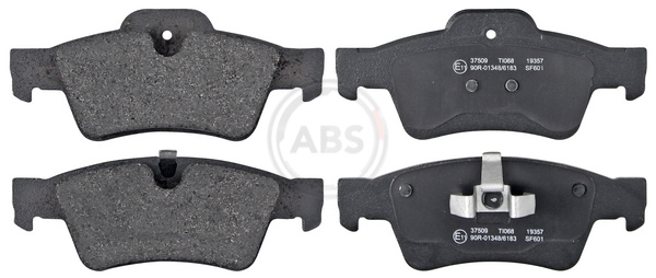 Brake Pad Set, disc brake (Rear axle)  Art. 37509