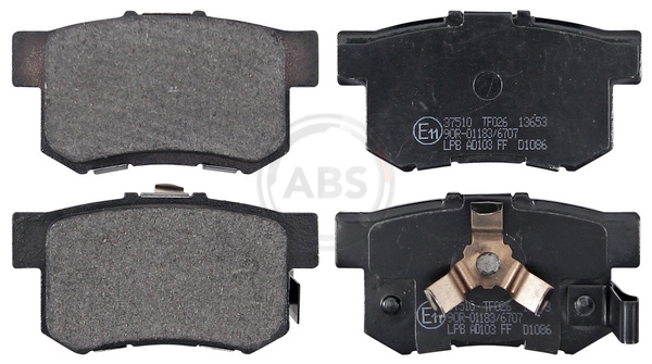 Brake Pad Set, disc brake (Rear axle)  Art. 37510