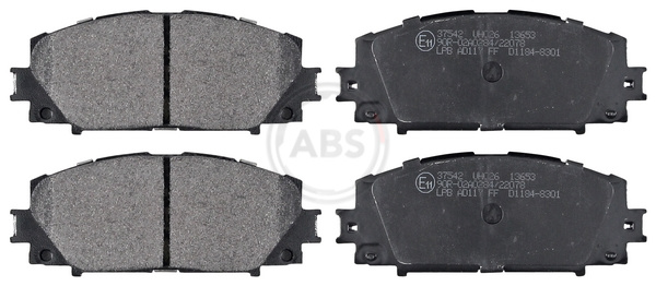 Brake Pad Set, disc brake (Front axle)  Art. 37542