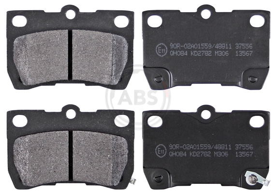 Brake Pad Set, disc brake (Rear axle)  Art. 37556