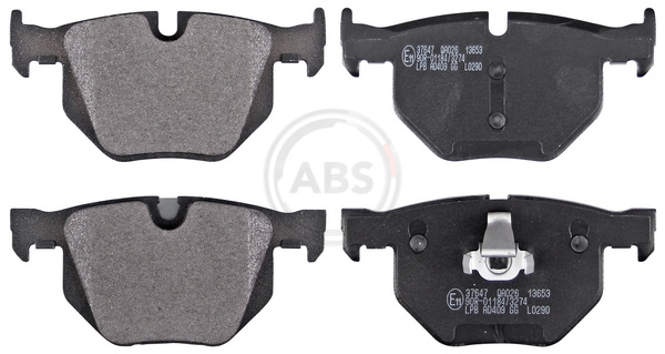 Brake Pad Set, disc brake (Rear axle)  Art. 37647