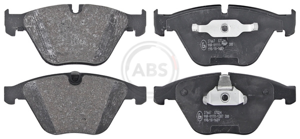 Brake Pad Set, disc brake (Front axle)  Art. 37667