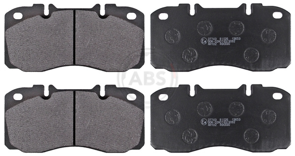 Brake Pad Set, disc brake (Front axle)  Art. 37743