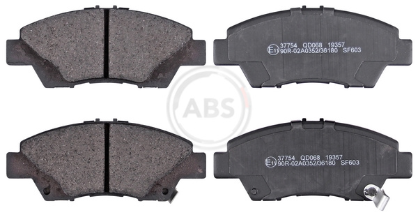 Brake Pad Set, disc brake (Front axle)  Art. 37754