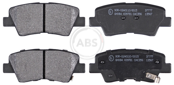 Brake Pad Set, disc brake (Rear axle)  Art. 37777