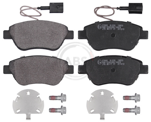 Brake Pad Set, disc brake (Front axle)  Art. 37800