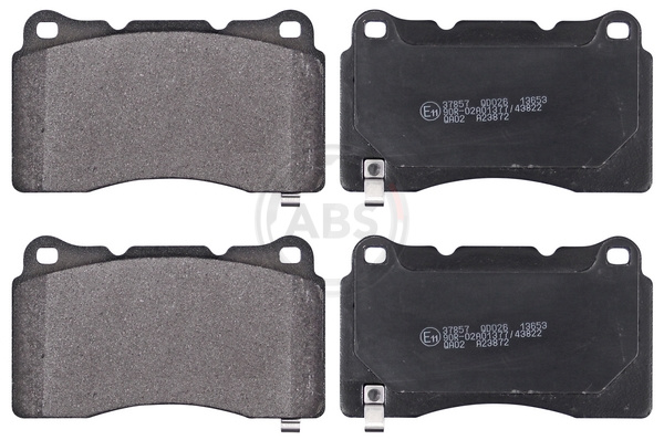 Brake Pad Set, disc brake (Front axle)  Art. 37857