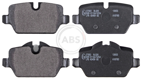 Brake Pad Set, disc brake (Rear axle)  Art. 37883