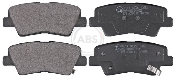 Brake Pad Set, disc brake (Rear axle)  Art. 37914