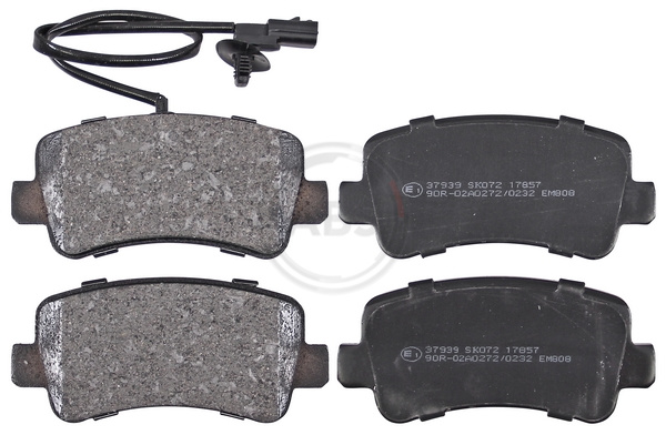 Brake Pad Set, disc brake (Rear axle)  Art. 37939