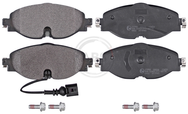 Brake Pad Set, disc brake (Front axle)  Art. 37958