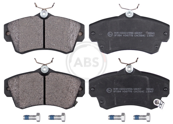 Brake Pad Set, disc brake (Front axle)  Art. 38841